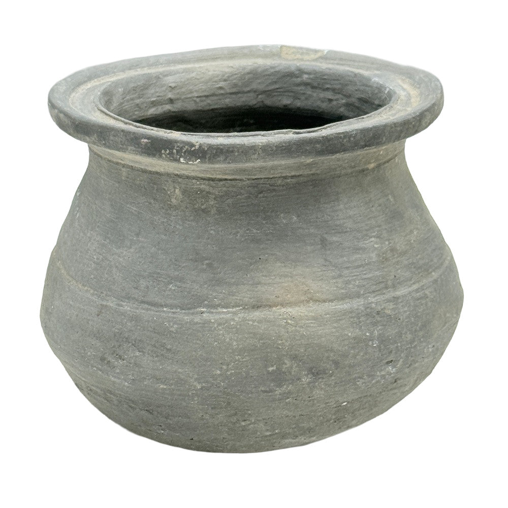 Indian Gray Clay Pot - Berbere Imports