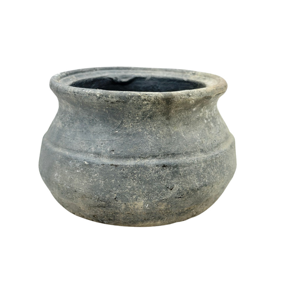 Indian Grey Clay Pot - Berbere Imports