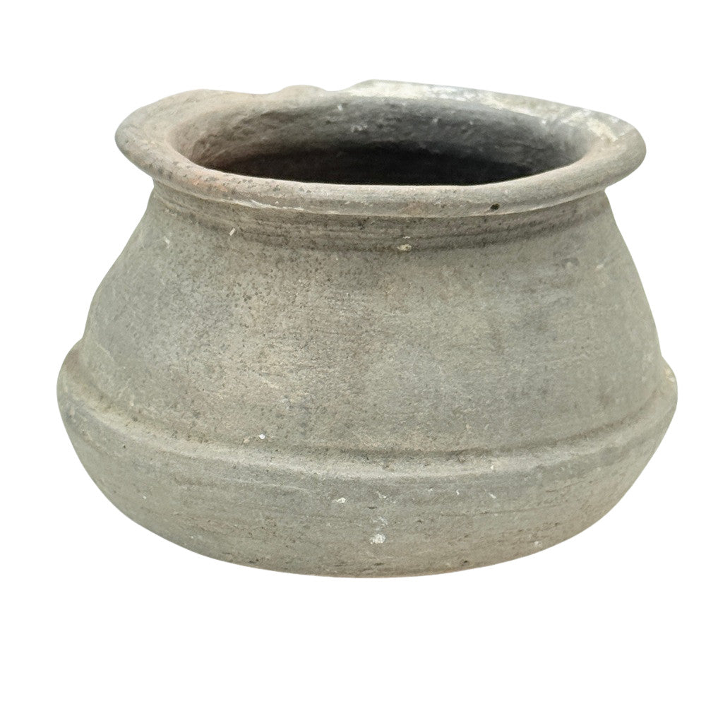 Indian Gray Clay Pot - Berbere Imports