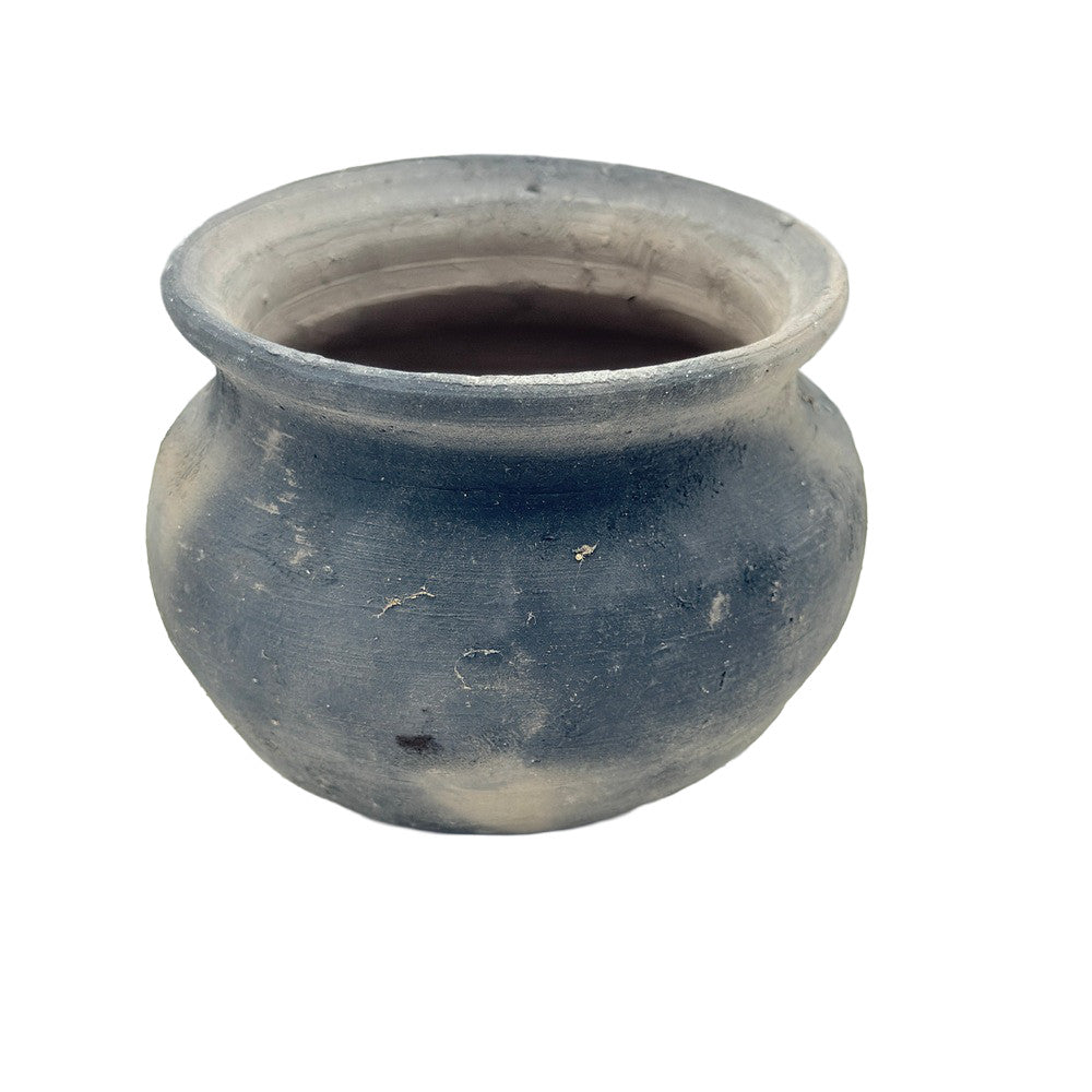 Indian Grey Clay Pot - Berbere Imports