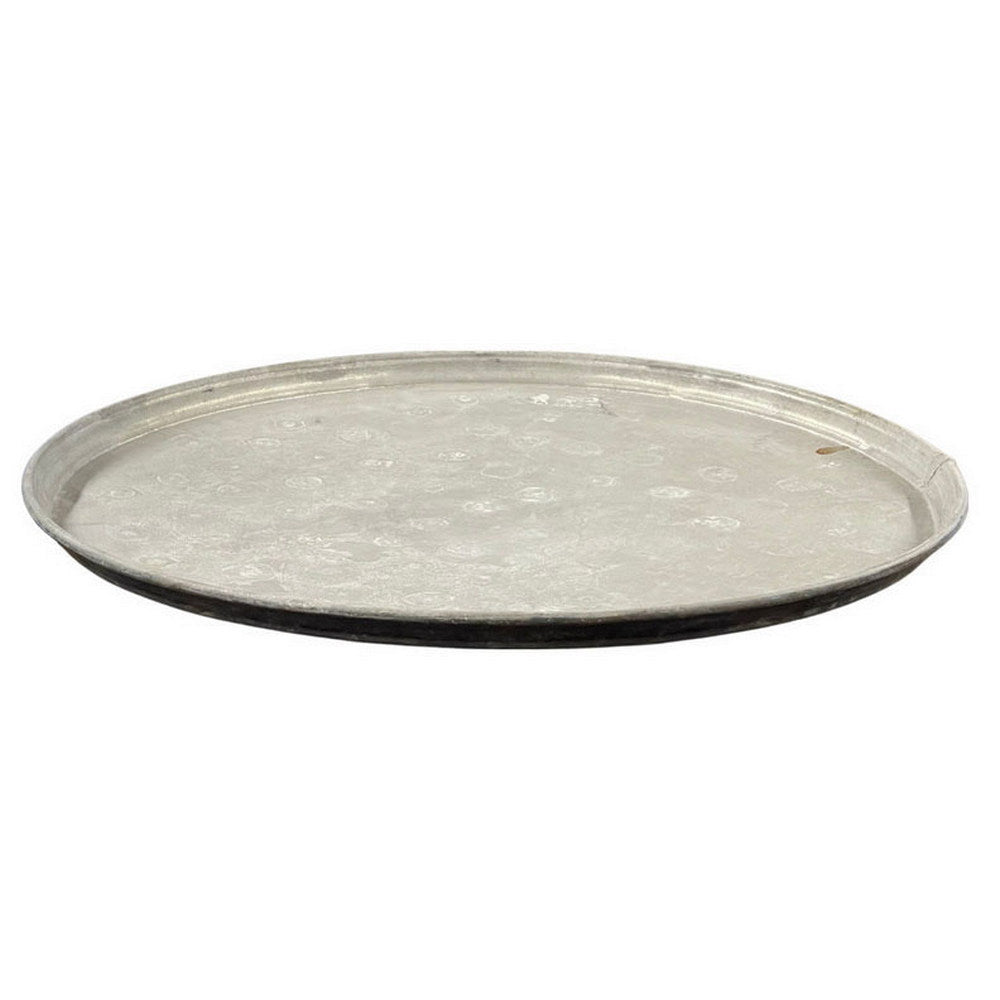 Antique Indian Metal Tray - Berbere Imports