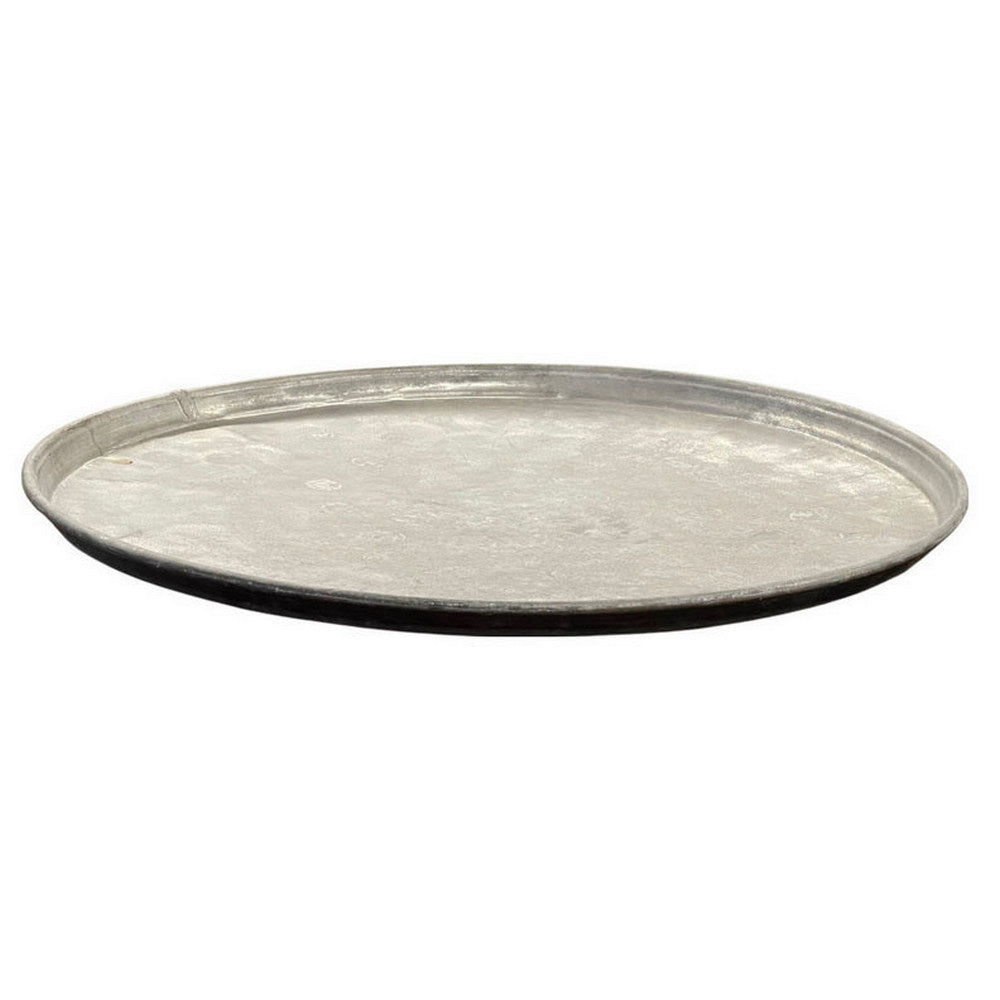 Antique Indian Metal Tray - Berbere Imports