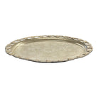 Vintage Moroccan Silver Tray - Small - Berbere Imports