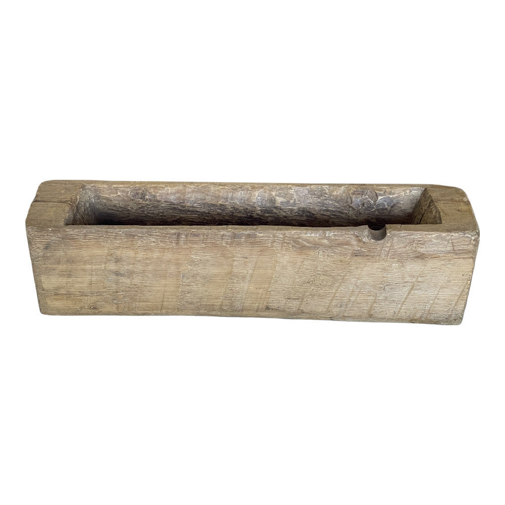 Vintage Indian Wooden Trough - Berbere Imports