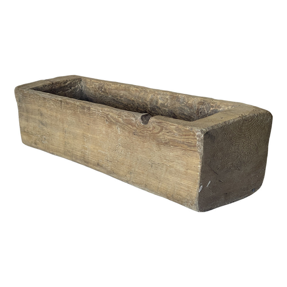 Vintage Indian Wooden Trough - Berbere Imports