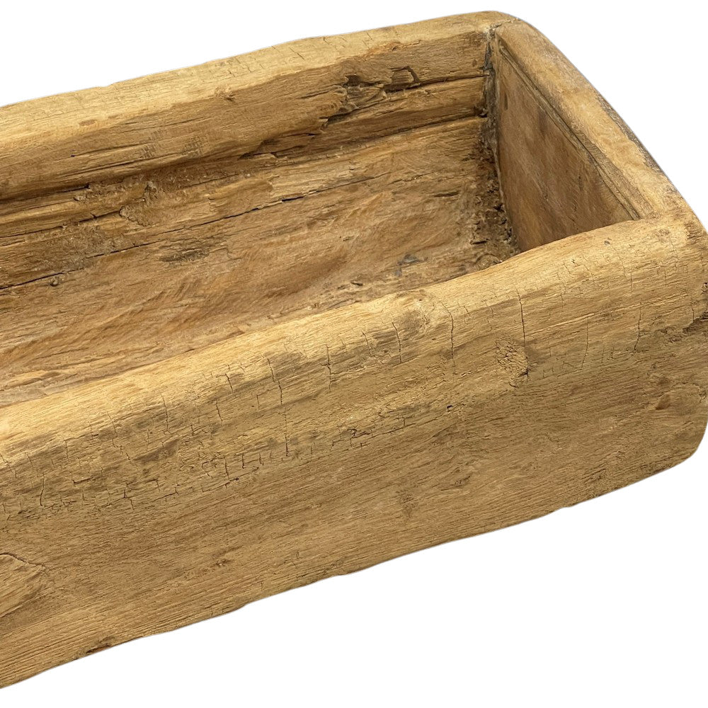 Vintage Indian Wooden Trough - Berbere Imports