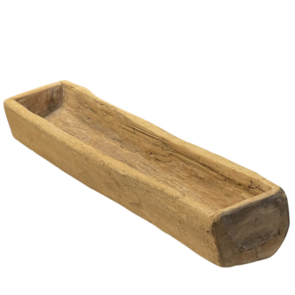 Vintage Indian Wooden Trough - Berbere Imports