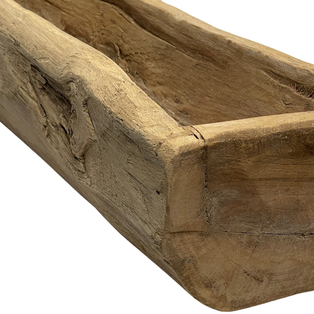 Vintage Indian Wooden Trough - Berbere Imports