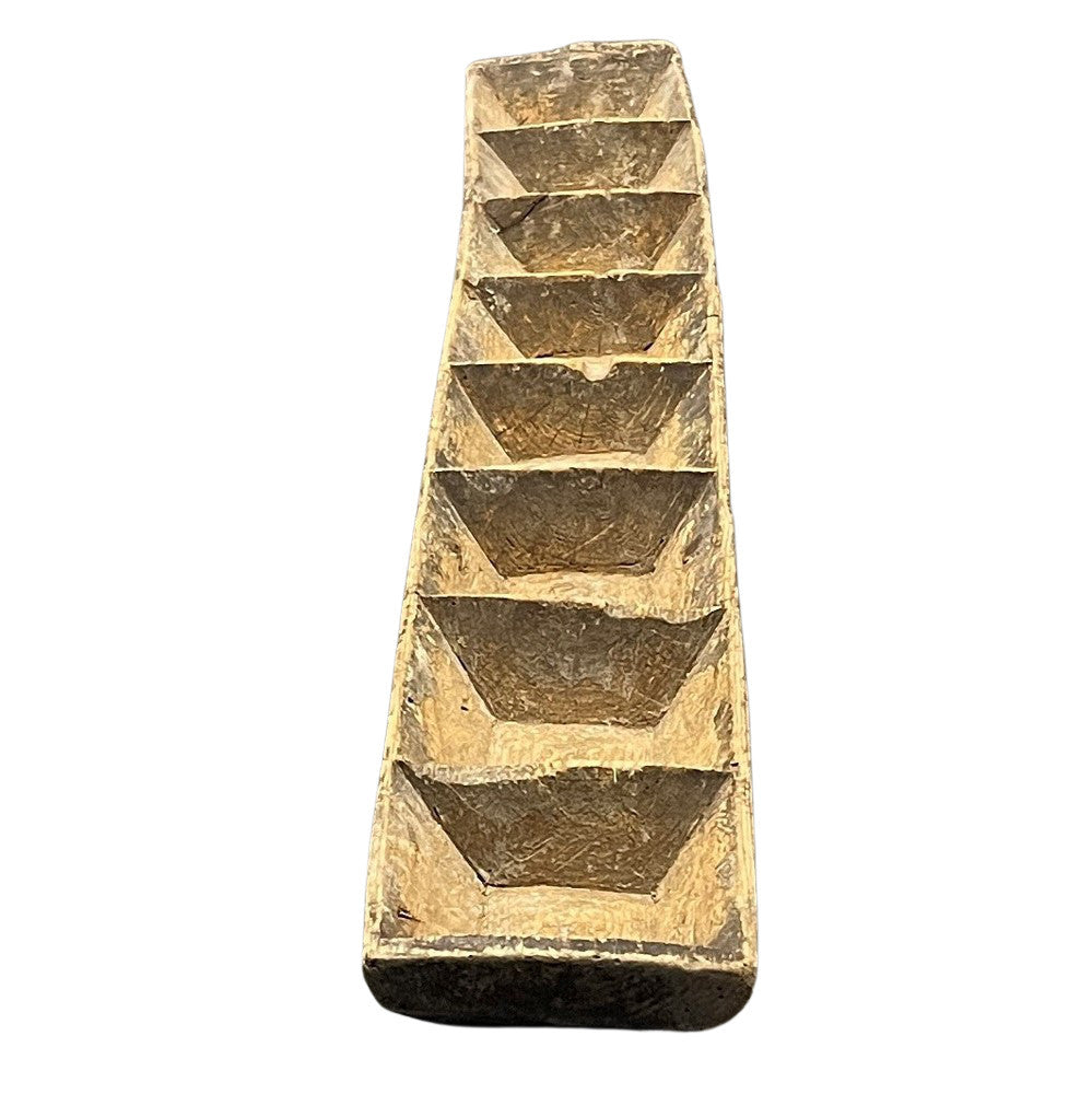 Vintage Turkish Wooden Sectioned Dough Bowl - Berbere Imports