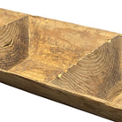 Vintage Turkish Wooden Sectioned Dough Bowl - Berbere Imports