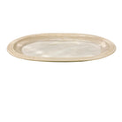 Ribbed Oval Marble Tray - Berbere Imports