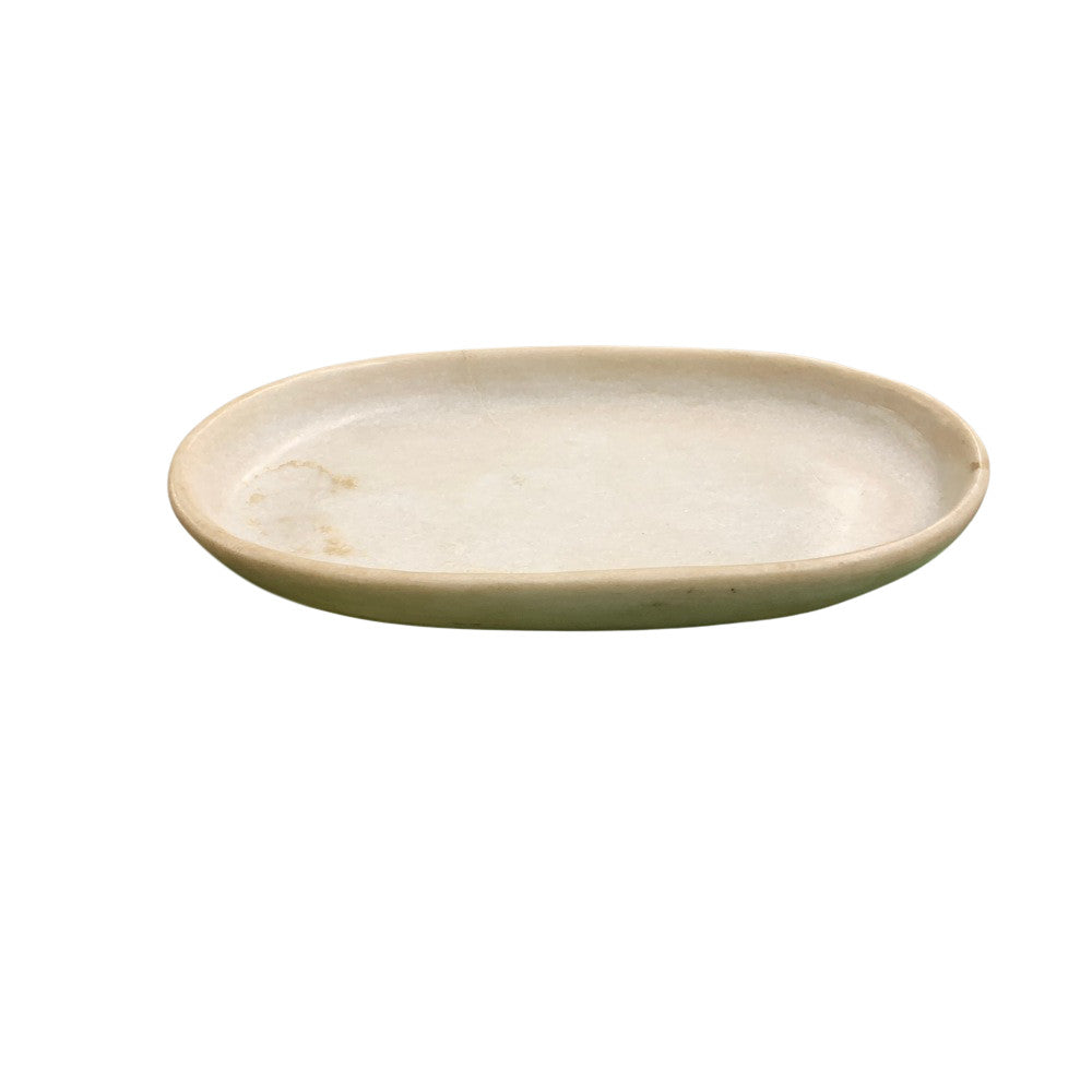 Small Oval Marble Tray - Berbere Imports