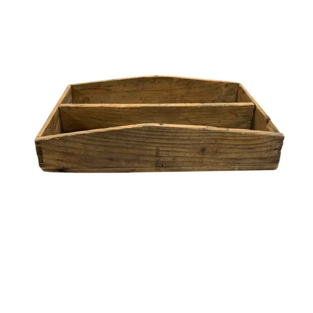 Antique Farmhouse Compartment Tray - Berbere Imports