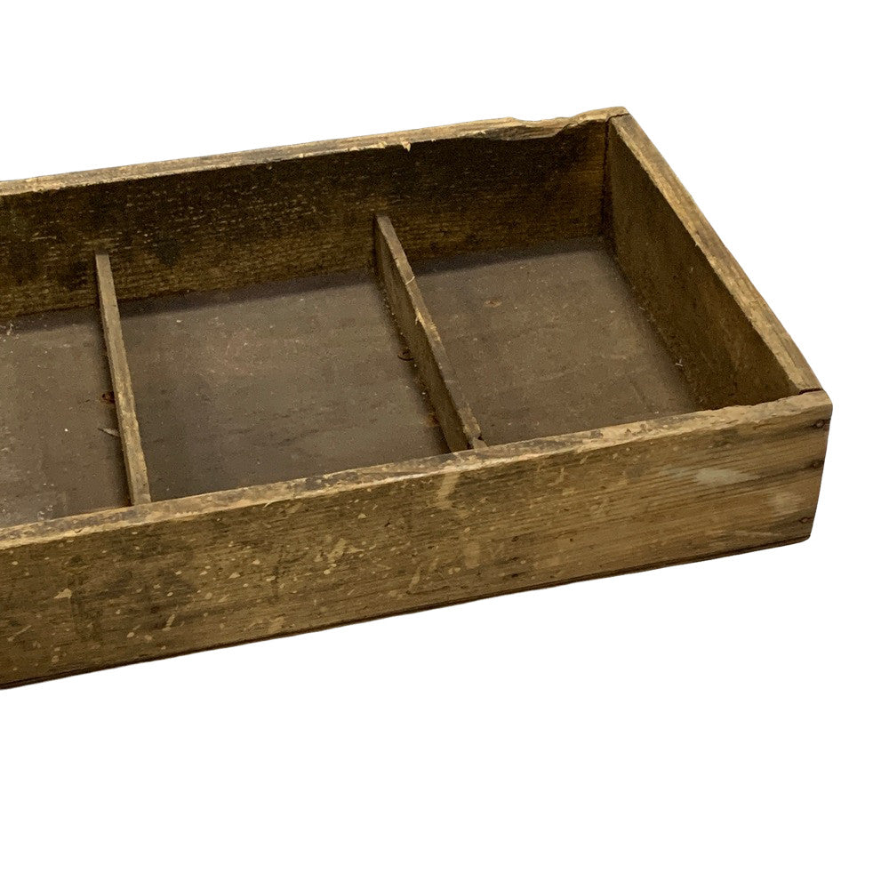 Antique Farmhouse Compartment Tray - Berbere Imports