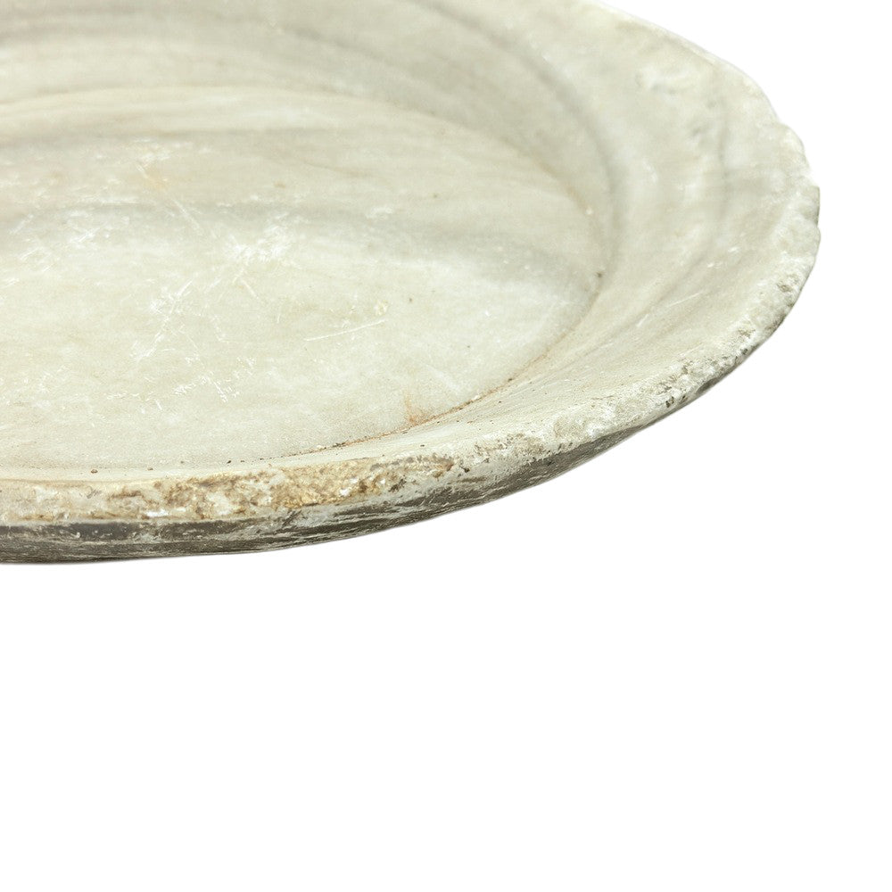 Vintage Stone Plate With Handle - Berbere Imports