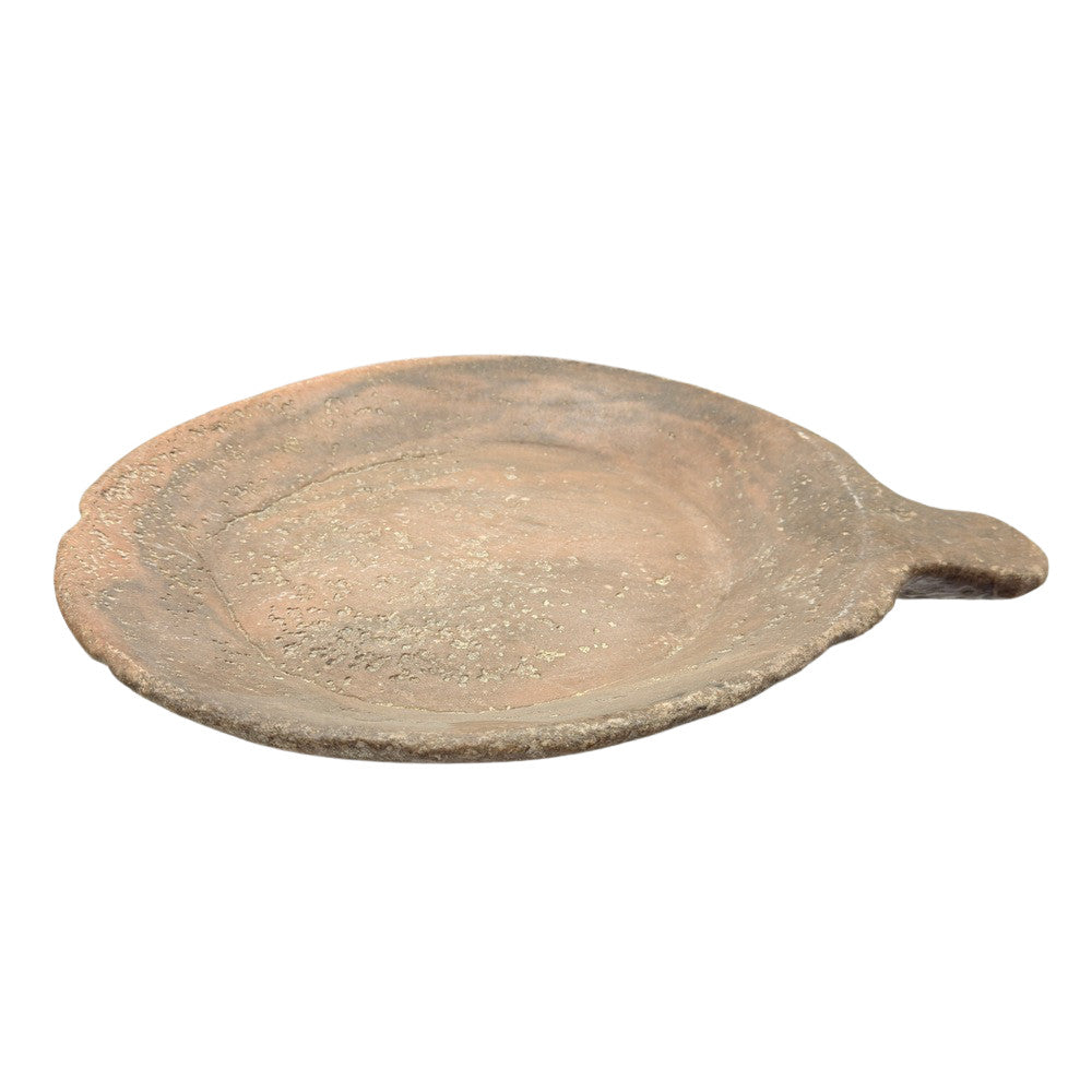 Vintage Stone Plate With Handle - Berbere Imports