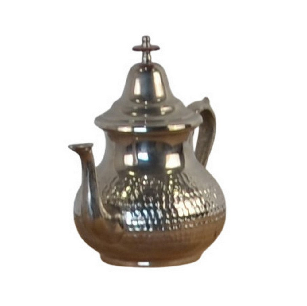 Silver Moroccan Ceremonial Tea Pot - Berbere Imports