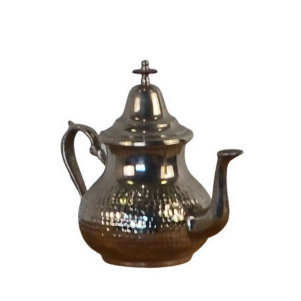 Silver Moroccan Ceremonial Tea Pot - Berbere Imports