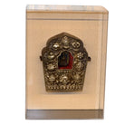 Antique Buddhist Temple In Custom Lucite Frame - Berbere Imports