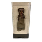 Antique Peruvian Doll In Custom Lucite Frame - Berbere Imports