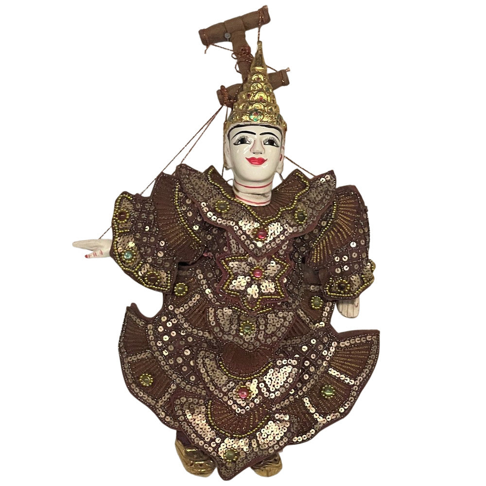 Vintage Indonesian Puppet - Berbere Imports