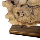 Vintage Thai Teak Sculpture On Wood Stand - Berbere Imports