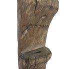 Antique African Wooden Ladder On Custom Iron Base - Berbere Imports