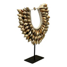 Indonesian Shell Necklace On Stand - Berbere Imports