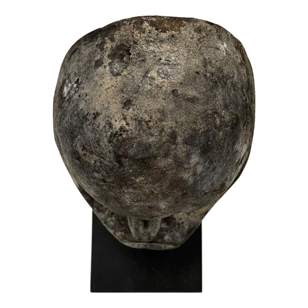 Indonesian Wooden Mask On Stand - Berbere Imports