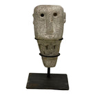 Indonesian Stone Mask On Stand - Berbere Imports