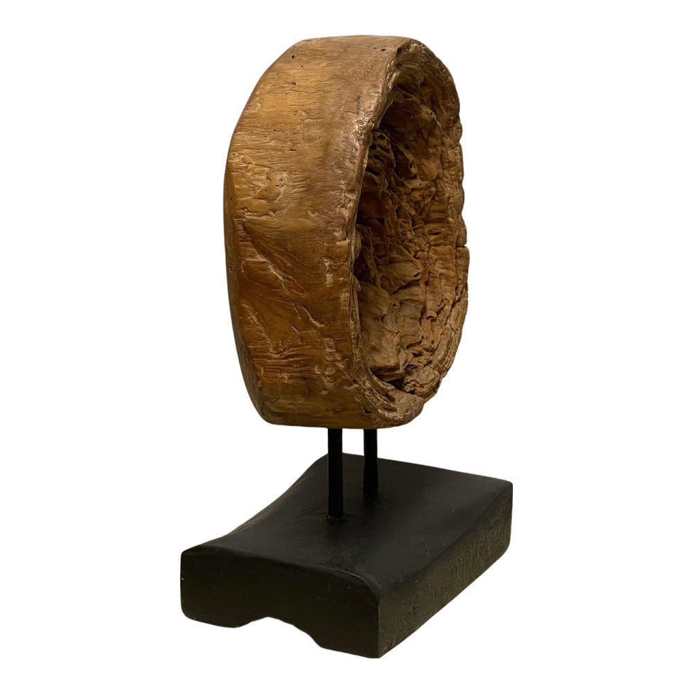 Indonesian Wooden Sculpture On Stand - Berbere Imports