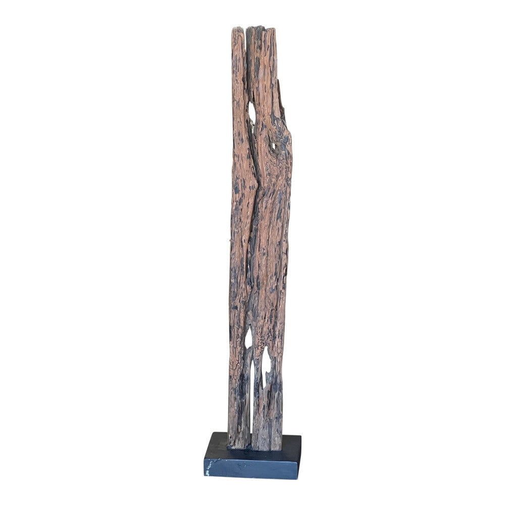 Indonesian Wooden Sculpture On Stand - Berbere Imports