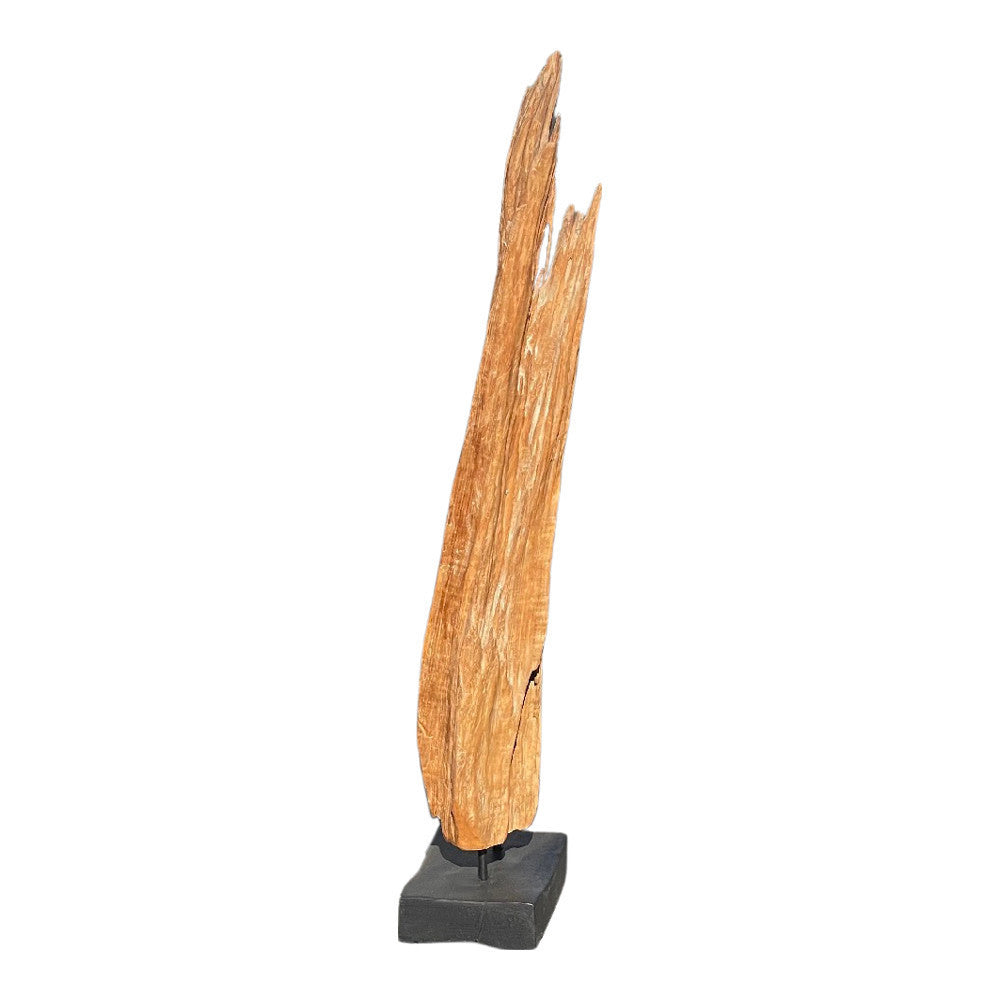 Indonesian Wooden Sculpture On Stand - Berbere Imports