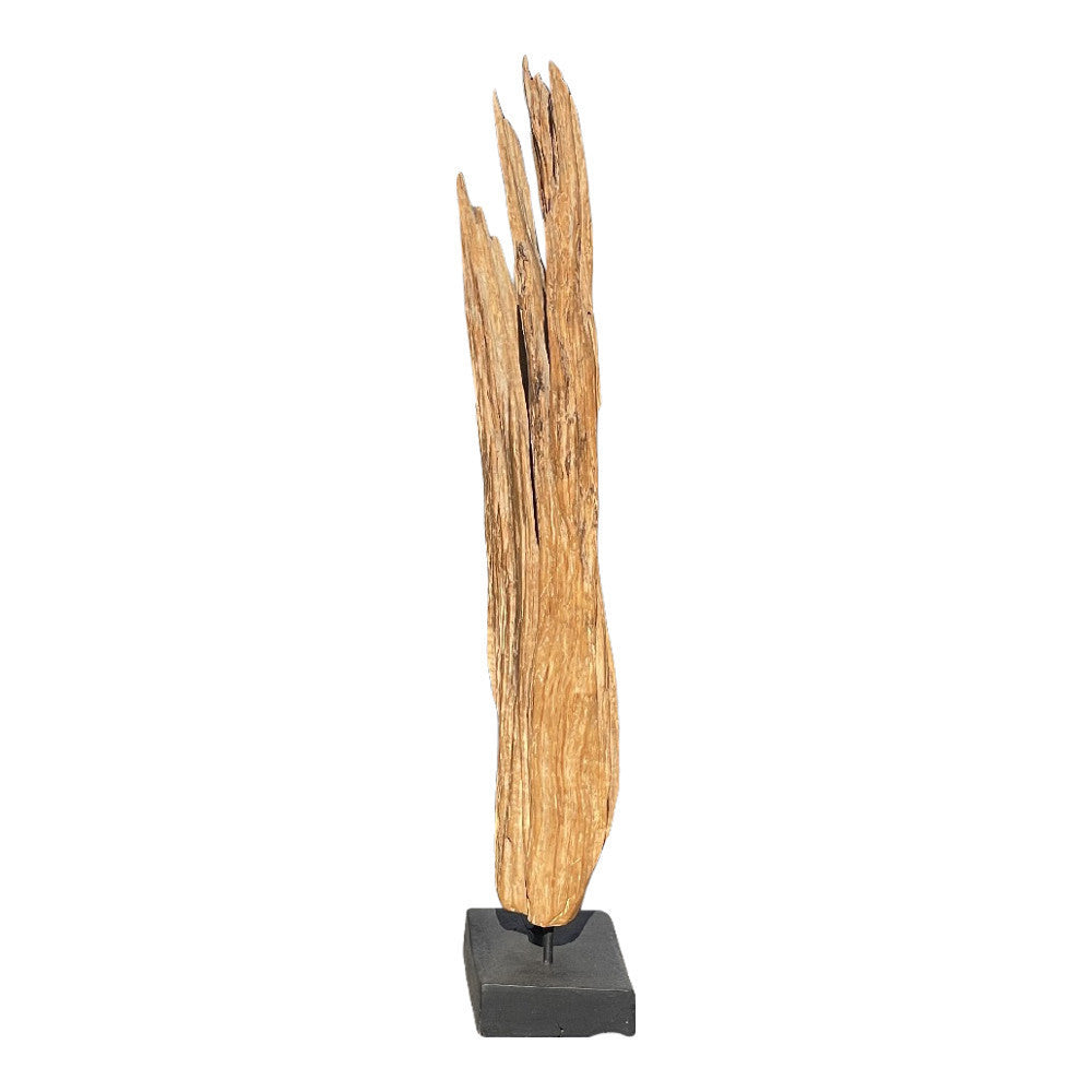 Indonesian Wooden Sculpture On Stand - Berbere Imports