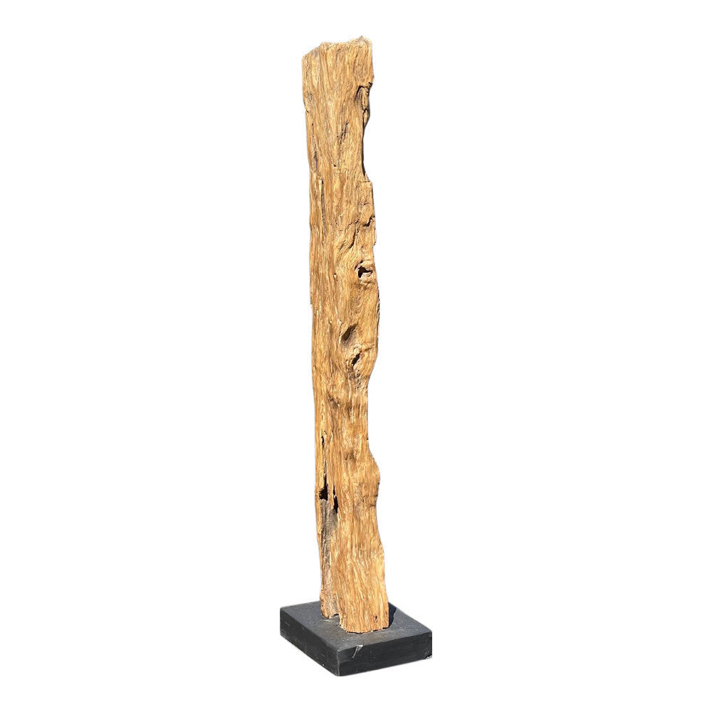 Indonesian Wooden Sculpture On Stand - Berbere Imports