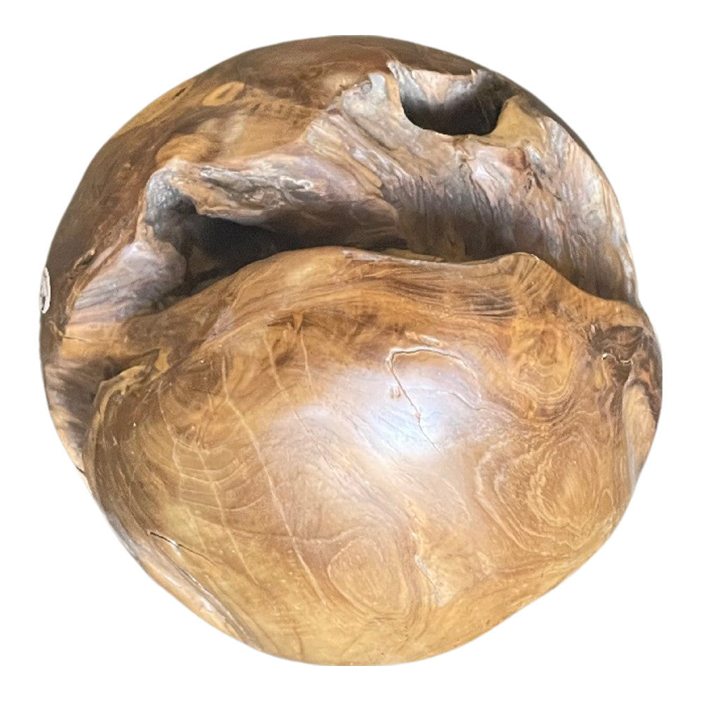 Indonesian Teak Sphere - Berbere Imports