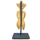 Tiny Carved Bone Primitive Figurine On Stand - Berbere Imports