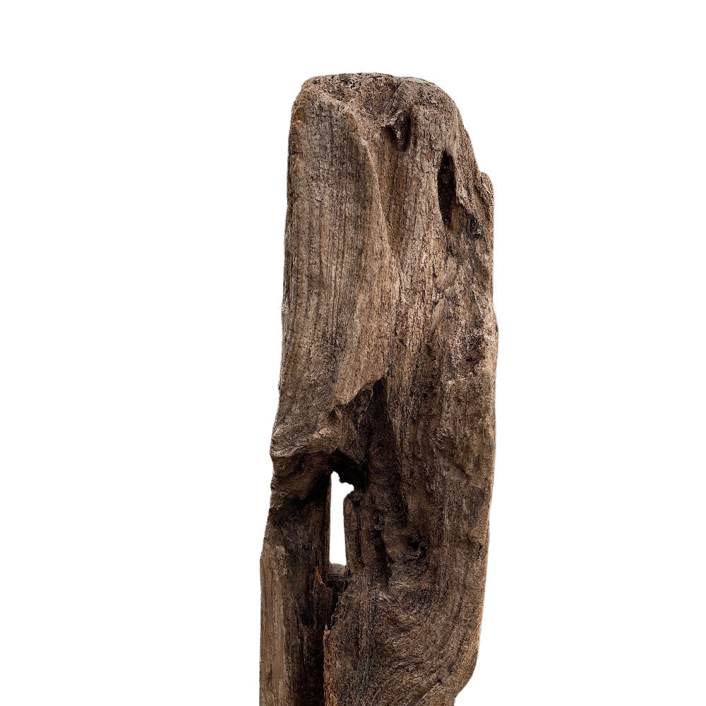 Wood Sculpture On Base - Berbere Imports