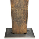 Antique Wooden Remnent On Custom Base - Berbere Imports