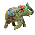 Vintage Wooden Elephant - Berbere Imports