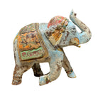 Vintage Wooden Elephant - Berbere Imports