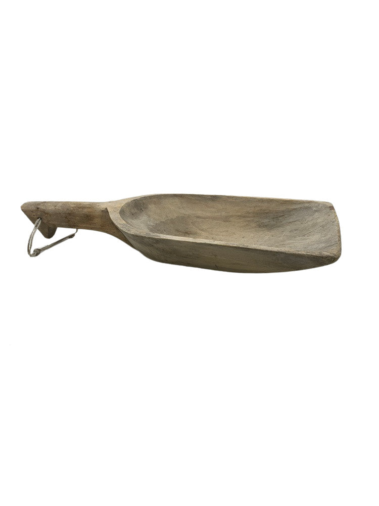 Vintage Wooden Grain Scoop - Berbere Imports