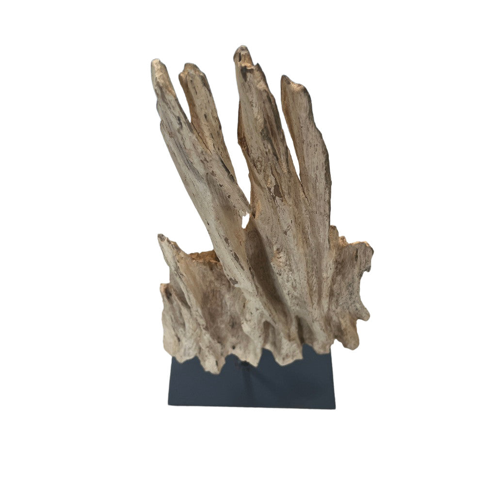 Thai Vine Sculpture On Metal Base - Berbere Imports