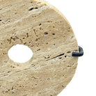 Travertine Disc On Metal Stand - Berbere Imports