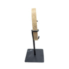 Travertine Disc On Metal Stand - Berbere Imports