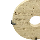 Travertine Disc On Metal Stand - Berbere Imports