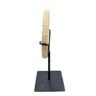 Travertine Disc On Metal Stand - Berbere Imports
