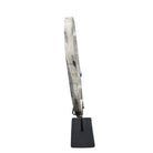 Petrified Wood Disc On Metal Stand - Berbere Imports