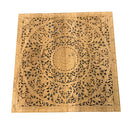 Teak Mandala - 4-Foot Natural - Berbere Imports