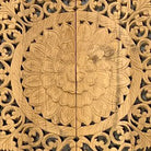 Teak Mandala - 4-Foot Natural - Berbere Imports
